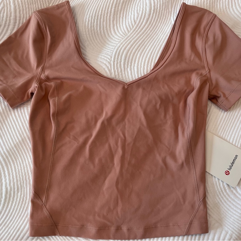 NWT Lululemon Align short sleeve tee - size 2